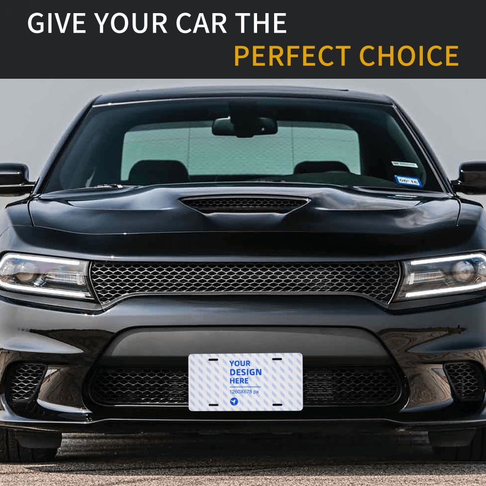 Lightweight And Durable Car Aluminum Front License Plate Lightweight And Durable Car Aluminum Front License Plate